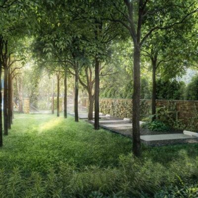 Kids play area at Godrej Woods Thanisandra with safe outdoor play equipment