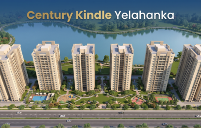 Century Kindle Yelahanka luxury apartment towers near Attur Lake, North Bangalore