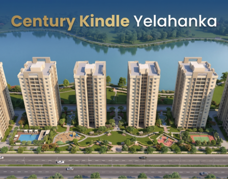 Century Kindle Yelahanka luxury apartment towers near Attur Lake, North Bangalore